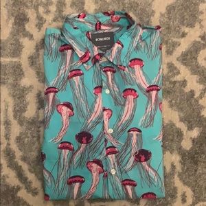 Bonobos Riviera Jelly Fish Light Blue Button Down